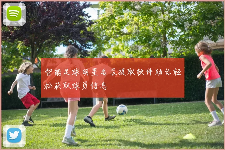 智能足球明星名录提取软件助你轻松获取球员信息